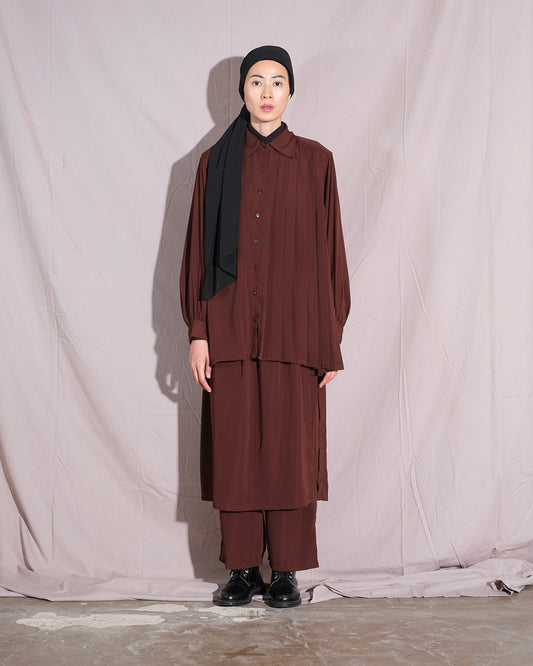 RASHAWL SIERRE WRAP WIDE LEG TROUSERS