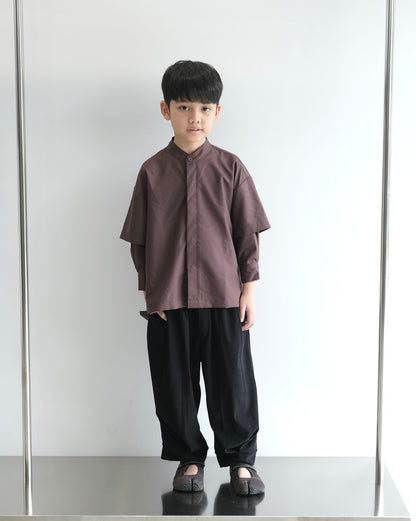 PRE ORDER RASHAWL KIDS BOYS KASBAH STRUCTURED LAYER KURTA