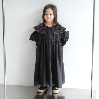 PRE ORDER RASHAWL KIDS GIRLS MARSHAN LITTLE BOW COLLAR DRESS