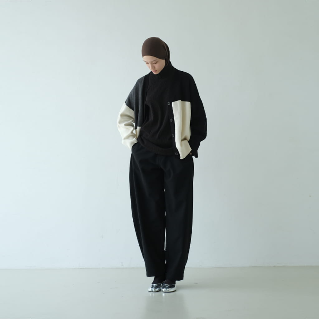 RASHAWL COLORBLOCK KNIT CARDIGAN