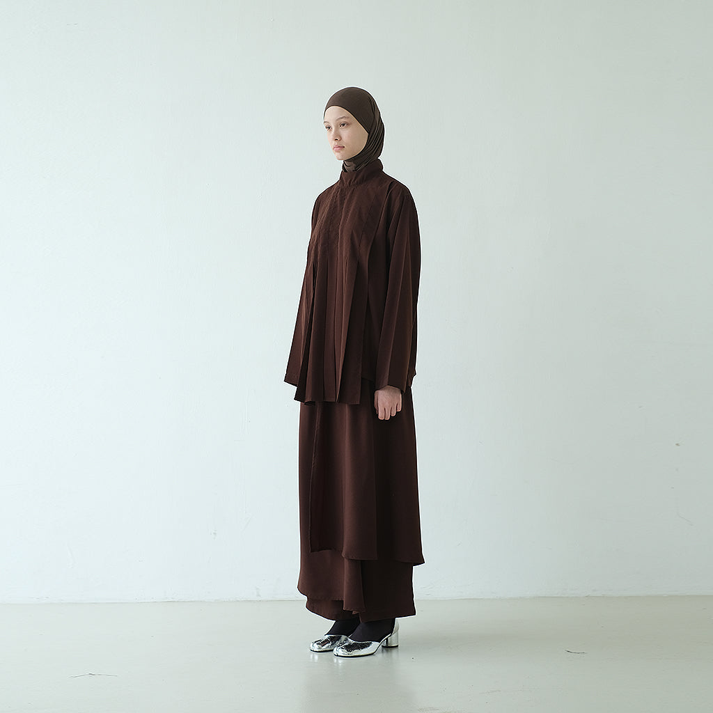 RASHAWL OIKE PLEATED LAYER TOP