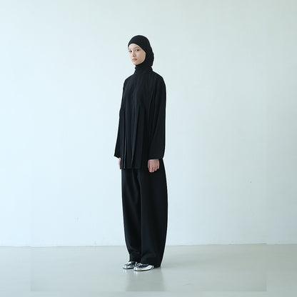 RASHAWL OIKE PLEATED LAYER TOP