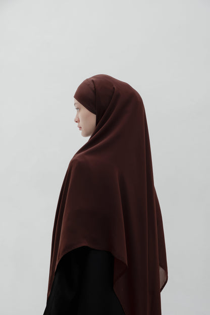 RASHAWL BUNDLING 2 (KHARJ LOOSE ABAYA BW DAN EASSI INSTANT FRENCH KHIMAR COFFEE)