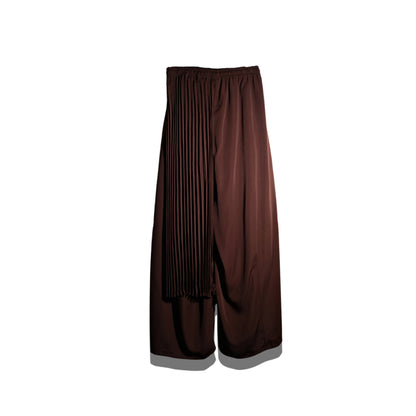 RASHAWL SHINMACHI PLEATED BARREL PANTS
