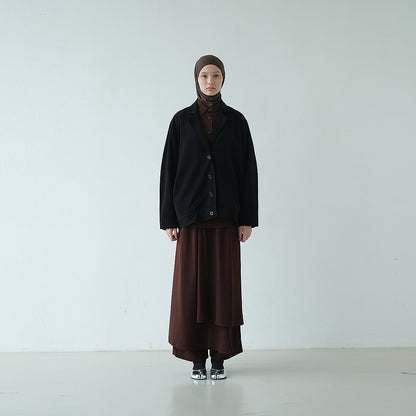 RASHAWL TERAMACHI BLAZER COLLAR JACKET