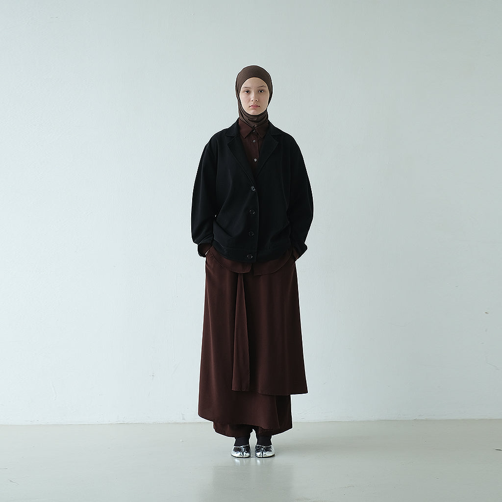 RASHAWL TERAMACHI BLAZER COLLAR JACKET