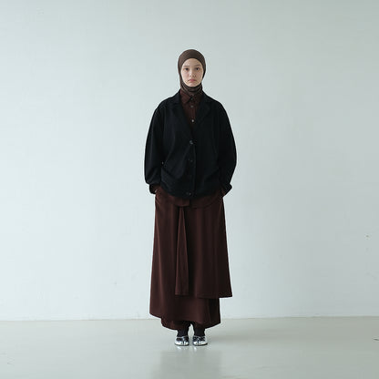 RASHAWL TERAMACHI BLAZER COLLAR JACKET