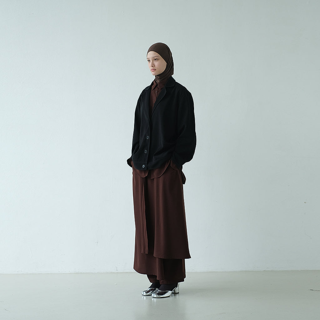 RASHAWL TERAMACHI BLAZER COLLAR JACKET