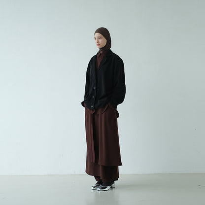 RASHAWL TERAMACHI BLAZER COLLAR JACKET