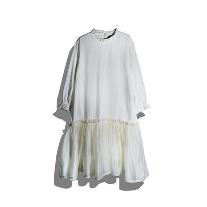 PRE ORDER RASHAWL KIDS GIRLS ASILAH SOFT RUFFLES DRESS