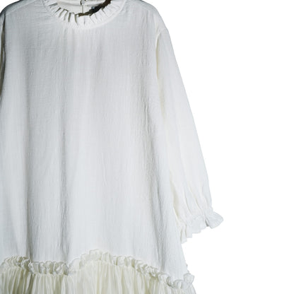 PRE ORDER RASHAWL KIDS GIRLS ASILAH SOFT RUFFLES DRESS