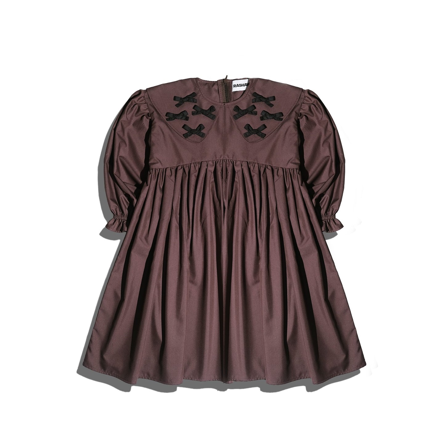 PRE ORDER RASHAWL KIDS GIRLS MARSHAN LITTLE BOW COLLAR DRESS