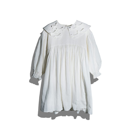 PRE ORDER RASHAWL KIDS GIRLS MARSHAN LITTLE BOW COLLAR DRESS