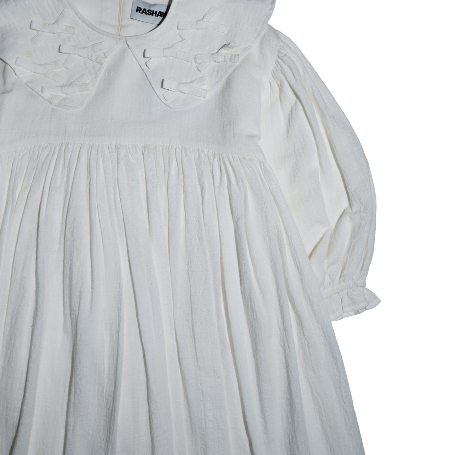 PRE ORDER RASHAWL KIDS GIRLS MARSHAN LITTLE BOW COLLAR DRESS