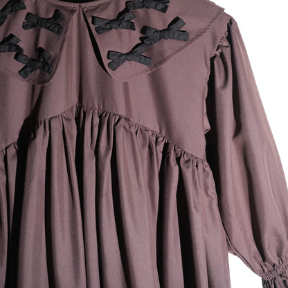 PRE ORDER RASHAWL KIDS GIRLS MARSHAN LITTLE BOW COLLAR DRESS