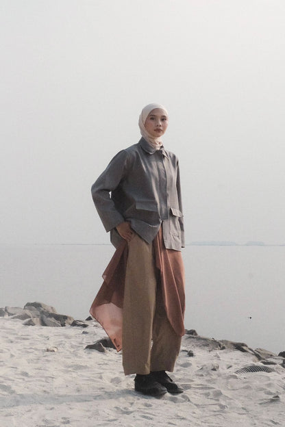 DAYCLOTH ATOLLS JACKET WITH POCKET GREY