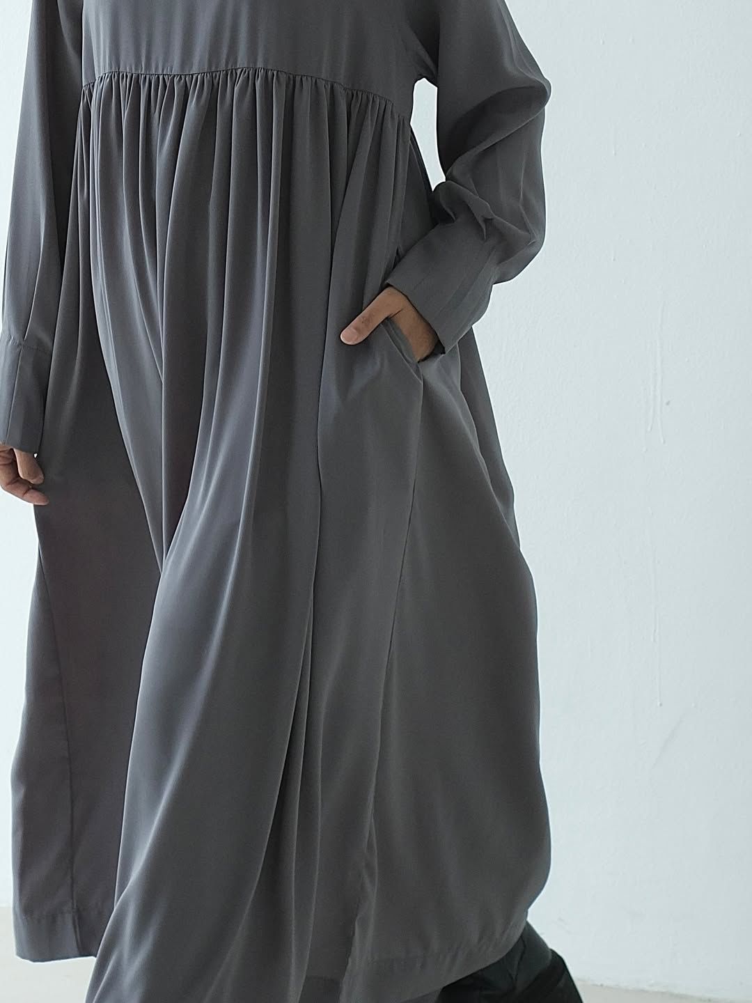 RASHAWL MURTEN GATHER DRESS