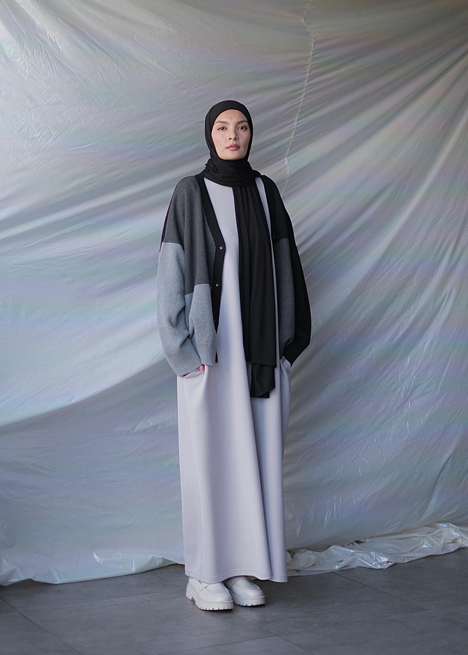 RASHAWL COLORBLOCK KNIT CARDIGAN