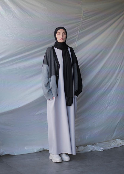 RASHAWL COLORBLOCK KNIT CARDIGAN