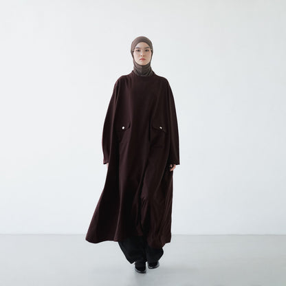 PRE ORDER RASHAWL GUELIZ POCKET LONG MIDI DRESS