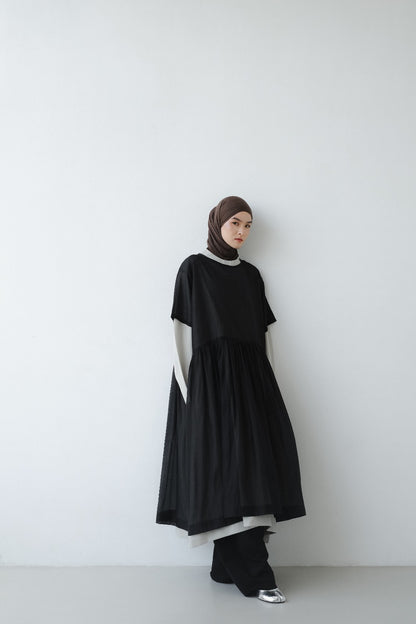 PRE ORDER RASHAWL SKOURA SOFT SHEER OVERSIZED DRESS