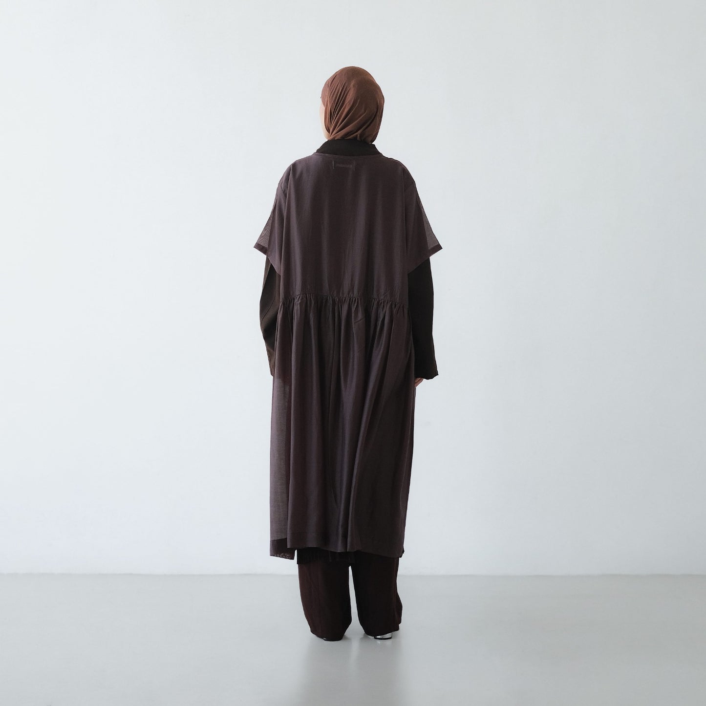 PRE ORDER RASHAWL SKOURA SOFT SHEER OVERSIZED DRESS