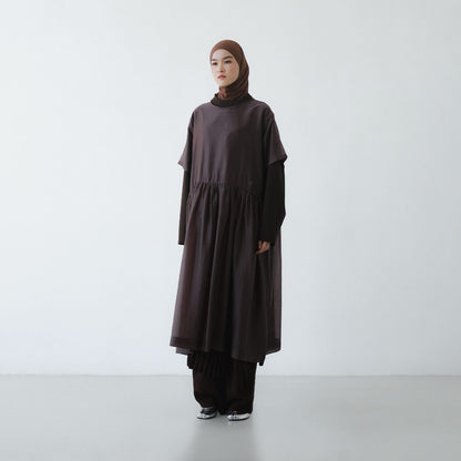 PRE ORDER RASHAWL SKOURA SOFT SHEER OVERSIZED DRESS