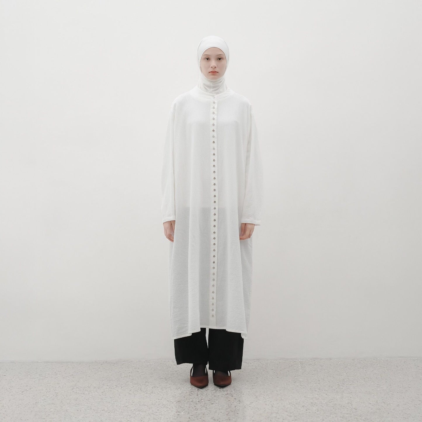 RASHAWL IMADEGAWA BUTTON DOWN DRESS