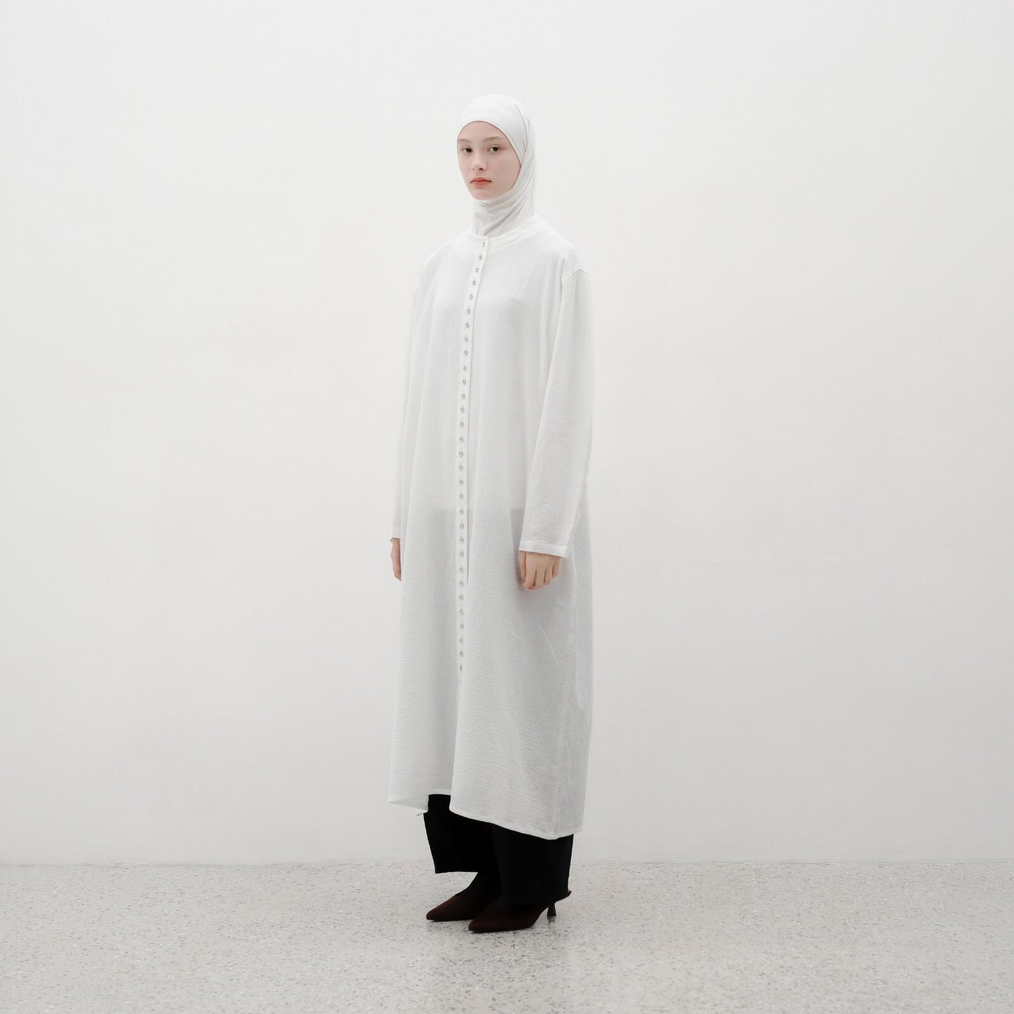 RASHAWL IMADEGAWA BUTTON DOWN DRESS