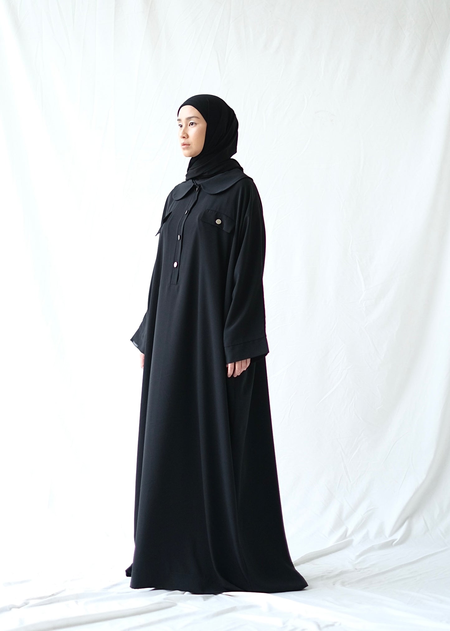 RASHAWL MECCA UTILITY POCKET ABAYA