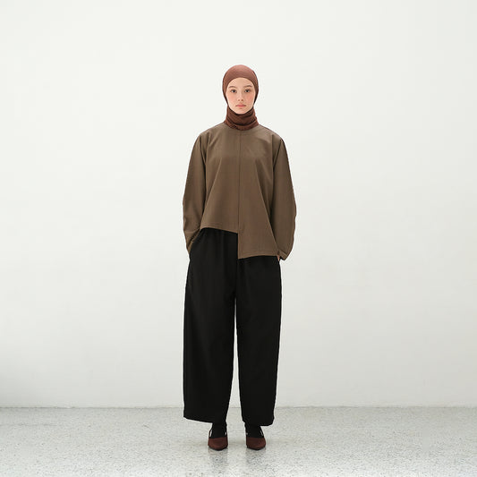 RASHAWL MAEZU BARREL SLEEVE PANNEL SHIRT