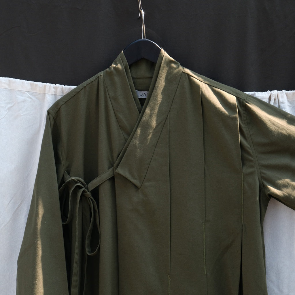 DAYCLOTH MATSURIKA PLEATS HANBOK COAT