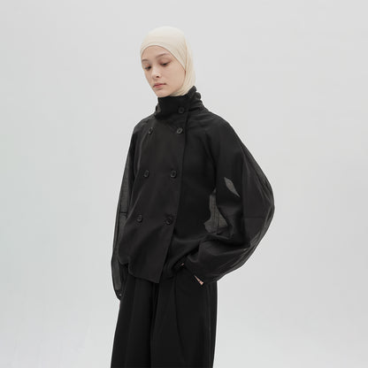 RASHAWL ECLIPSE TENCEL SHEER JACKET