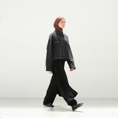 PRE ORDER RASHAWL SHINMACHI PLEATED BARREL PANTS