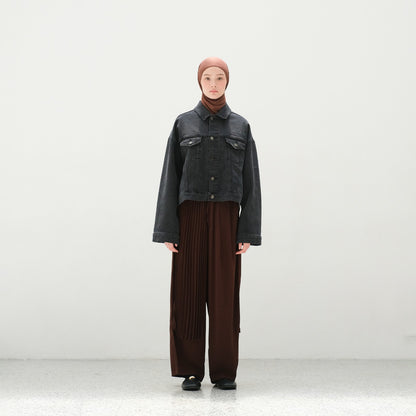 PRE ORDER RASHAWL SHINMACHI PLEATED BARREL PANTS