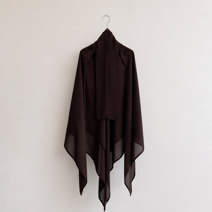 RASHAWL BUNDLING 2 (KHARJ LOOSE ABAYA BW DAN EASSI INSTANT FRENCH KHIMAR COFFEE)