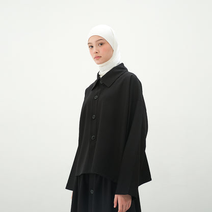 RASHAWL HOMMACHI BACK PLEATED SHIRT