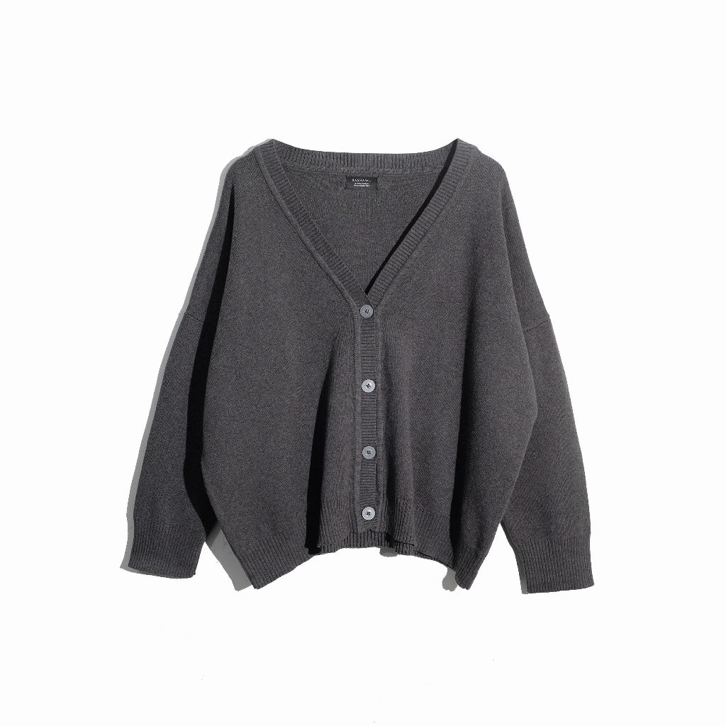 RASHAWL OVERSIZE PLAIN CARDIGAN