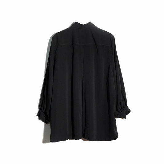 RASHAWL LAUSANNE OVERSIZED PLEATED SHIRT