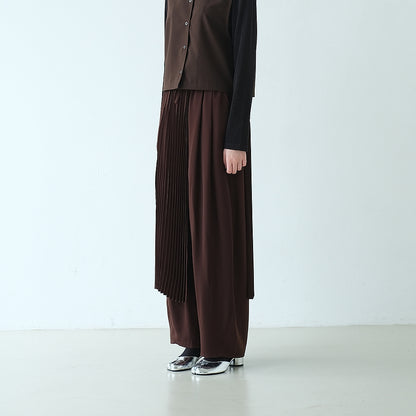 RASHAWL SHINMACHI PLEATED BARREL PANTS