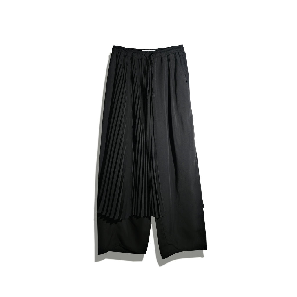 RASHAWL SHINMACHI PLEATED BARREL PANTS