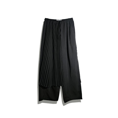 RASHAWL SHINMACHI PLEATED BARREL PANTS