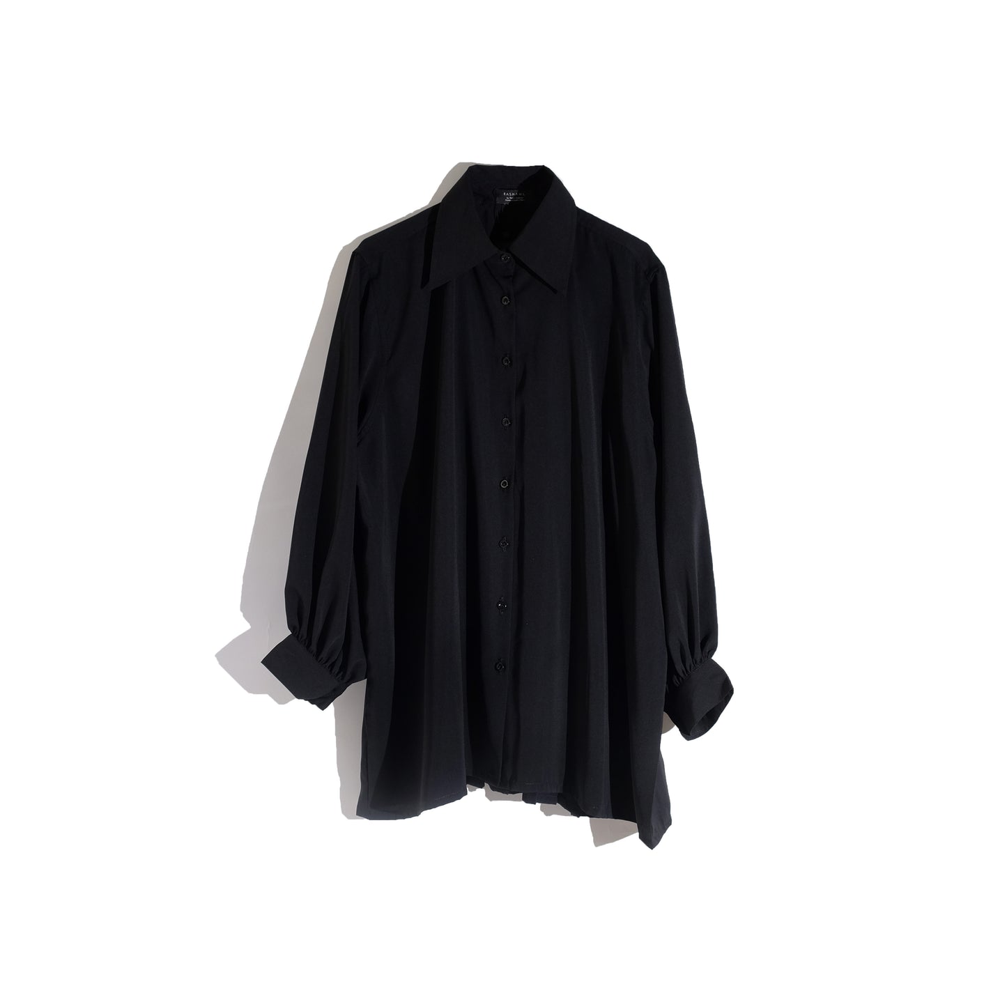 RASHAWL BUNDLING 5 (TALLINN SKIRT BLACK DAN MONOBE DADDY SHIRT WITH PLEATS BLACK)