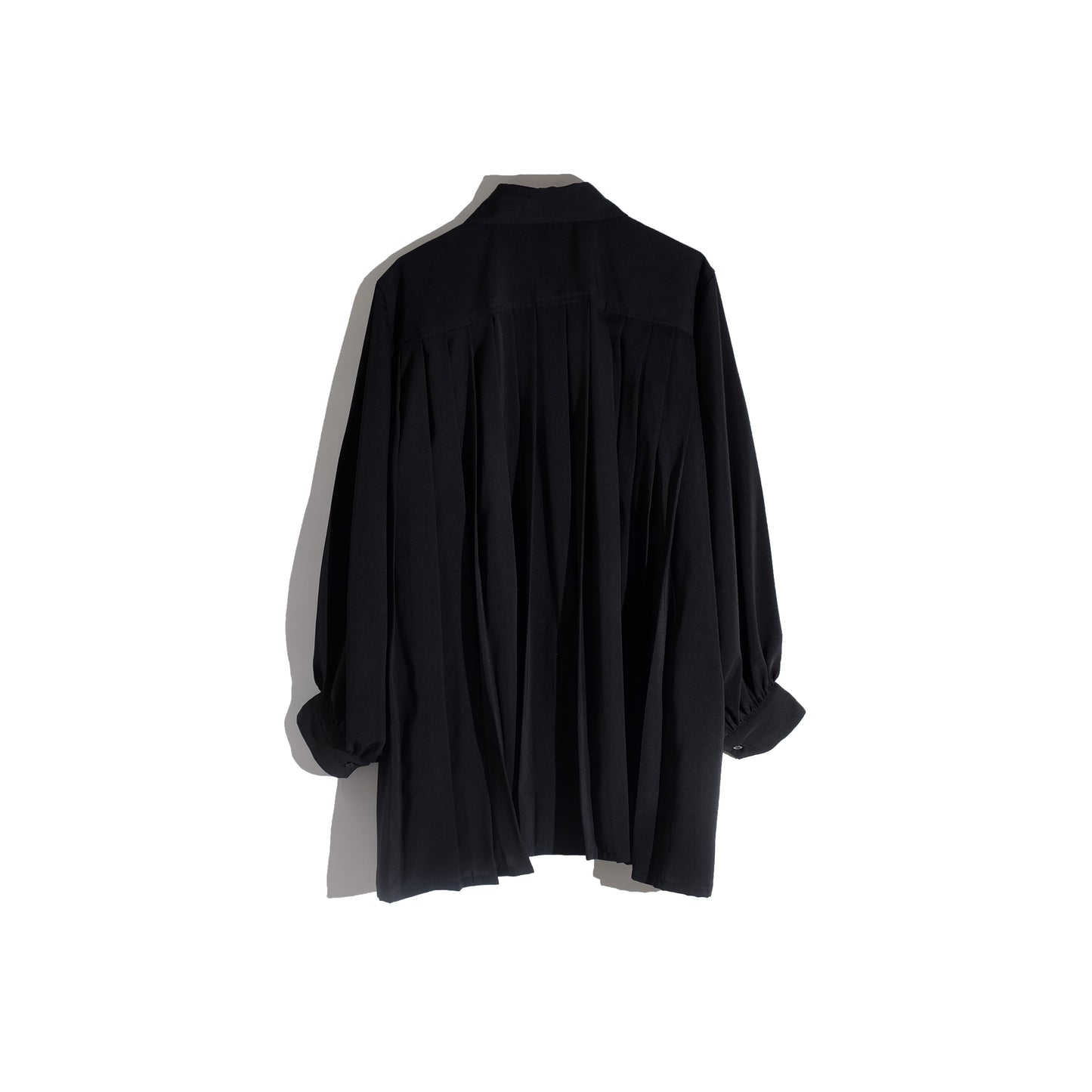 RASHAWL BUNDLING 5 (TALLINN SKIRT BLACK DAN MONOBE DADDY SHIRT WITH PLEATS BLACK)