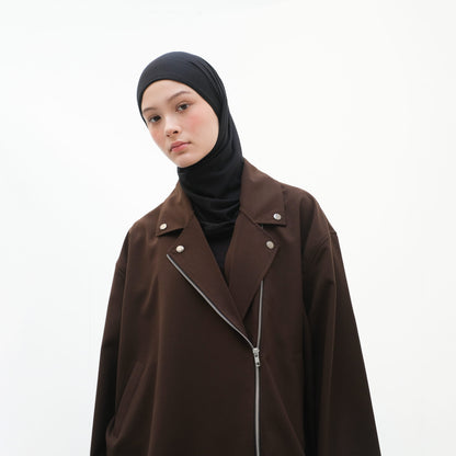 PRE ORDER RASHAWL NERINE OVERSIZE BIKER JACKET