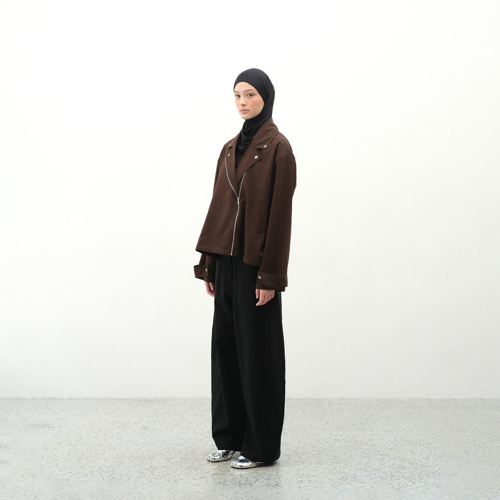 PRE ORDER RASHAWL NERINE OVERSIZE BIKER JACKET