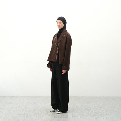 PRE ORDER RASHAWL NERINE OVERSIZE BIKER JACKET
