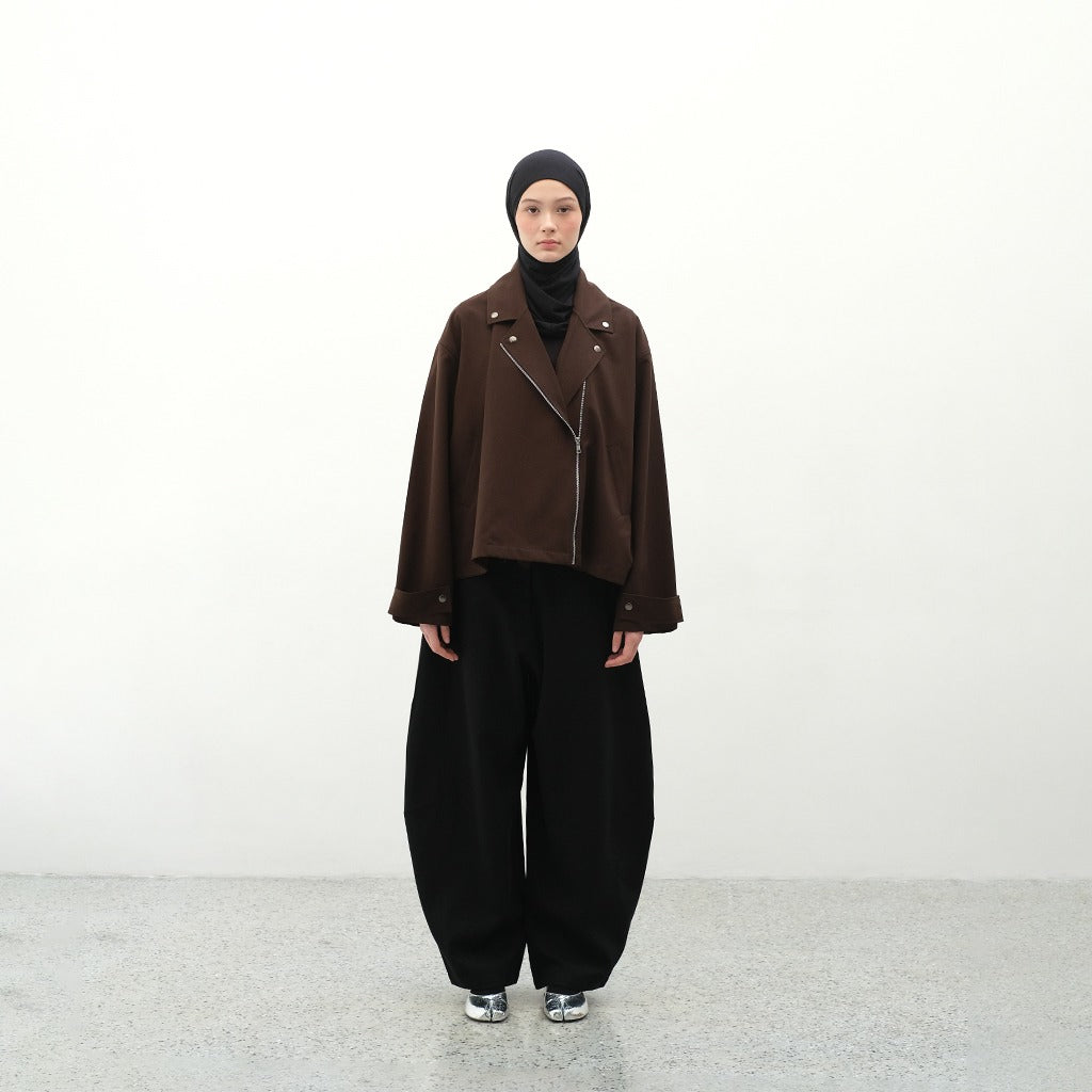 PRE ORDER RASHAWL NERINE OVERSIZE BIKER JACKET