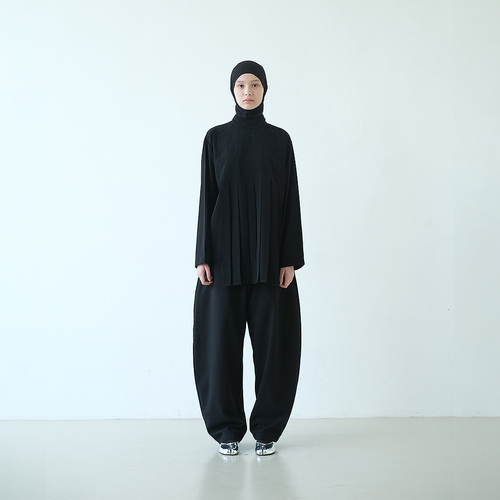 RASHAWL OIKE PLEATED LAYER TOP