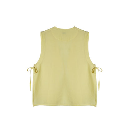 DAYCLOTH SEA VEST TEXTURED BUTTER YELLOW